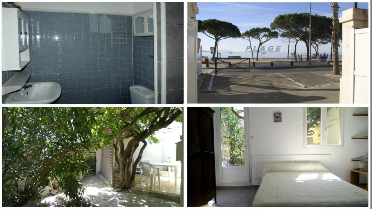 Logement climatisé avec jardin et parking pour 2 personnes en bord de plage La Ciotat Extérieur photo